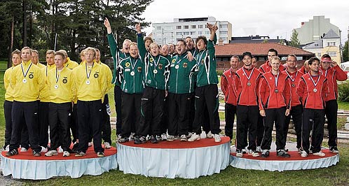 Team medals: Germany – Sweden – Switzerland x 2